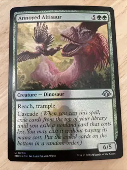 MTG Annoyed Altisaur Modern Horizons 3 #0284 FOIL Uncommon MH3 NM/M - Image 1