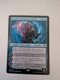 Tezzeret, Betrayer of Flesh [Murders at Karlov Manor Commander] Magic MTG - Image 1