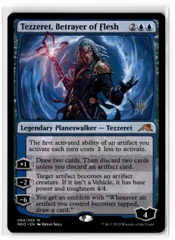 Tezzeret, Betrayer of Flesh 84 Promo Pack: Kamigawa: Neon Dynasty Normal NM - Image 1