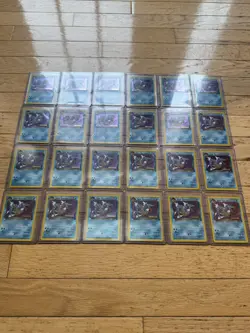 24x PRERELEASE Dark Gyarados Pokemon Cards - WotC Vintage Raw Bulk Promo Lot - Image 5