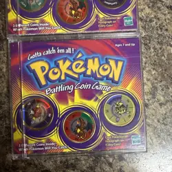 1999 Pokemon Battling Coins Game - In Original Case both containing a Charizard - Image 2