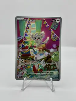 Minccino 182/162 IR Illustration Rare Temporal Forces Pokemon TCG Holo NM - Image 1
