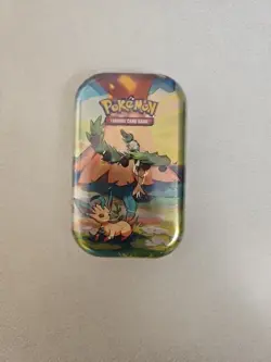 Pokemon TCG *Vibrant Paldea Mini Tin* *Leafeon & Arboliva* Brand New And Sealed - Image 1