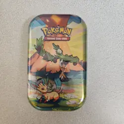Pokemon TCG *Vibrant Paldea Mini Tin* *Leafeon & Arboliva* Brand New And Sealed - Image 2