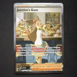 Pokemon TCG Jasmine's Gaze Full Art Holo Trainer Surging Sparks #245/191 - Image 1