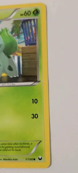 Bulbasaur 1/108 Build-A-Bear Workshop Stamped Dark Explorers Pokemon TCG MP - Image 3