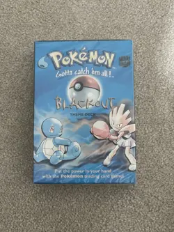 Pokemon TCG 1999 | Base Set Theme Deck | WOTC | New and Sealed | Blackout - Image 1