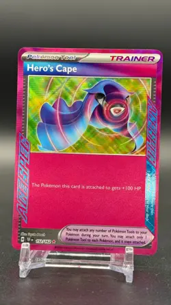 Pokemon TCG Temporal Forces - Ace Spec Hero's Cape 152/162 NM - Image 1