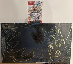 Pokemon TCG Phantasmal Flames Mega Charizard UPC & Prismatic Booster Bundle - Image 1