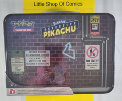 Pokemon Detective Pikachu Collector Treasure Chest Lunch Box Tin Sealed TCG - Image 3
