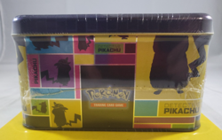 Pokemon Detective Pikachu Collector Treasure Chest Lunch Box Tin Sealed TCG - Image 4