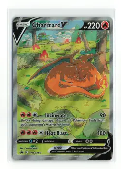 CHARIZARD V SWSH260 PROMO POKEMON TCG NM - Image 1