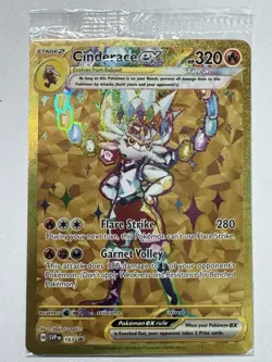 Pokemon TCG - Cinderace ex - Stellar Crown UPC 163 Black Star Promo Sealed Holo - Image 1