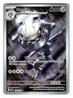 Pokemon TCG - Steelix - ME01: Mega Evolution 150/132 Illustration Rare - Image 1