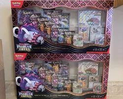 Pokemon TCG Paldean Fates Great Tusk Iron Threads Ex Premium Collection (2) - Image 1