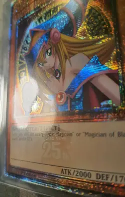 DARK MAGICIAN GIRL QUARTER CENTURY SECRET RARE MP24 YUGIOH! TCG ORIGINAL ART NM - Image 2