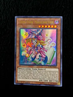 ??YUGIOH • TOON DARK MAGICIAN GIRL • ULTRA RARE • DUPO-EN041 • 1st • NM?? - Image 1