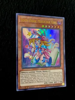 ??YUGIOH • TOON DARK MAGICIAN GIRL • ULTRA RARE • DUPO-EN041 • 1st • NM?? - Image 3