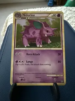 Pokemon Card Nidorino 46/102 Common Triumphant NM/LP - Image 1