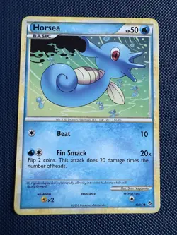 Horsea 49/95 HGSS Unleashed Pokemon Card LP - Image 1