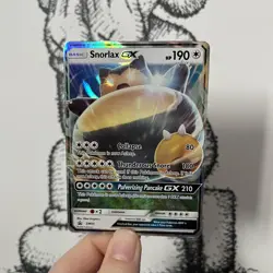 Snorlax GX SM05 Black Star Promo Pokemon Card MINT /NM English S&M 2016 Standard - Image 1