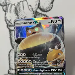 Snorlax GX SM05 Black Star Promo Pokemon Card MINT /NM English S&M 2016 Standard - Image 2
