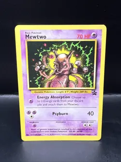 Pokemon Card - Mewtwo WoTC Black Star Promo 14 Non-Holo E - Image 1