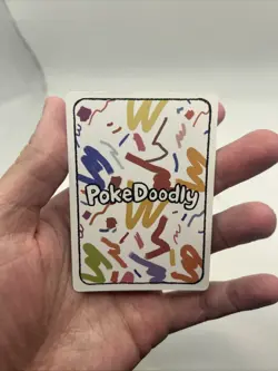 PokeDoodly 1st Edition Shiny Charizard Fan Art Custom Card Holo Rare Pokemon - Image 5