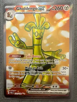 Pokemon TCG Mixed 2 Card Lot Ultra Rare Holos Gholdengo Ex Wigglytuff Ex - Image 2