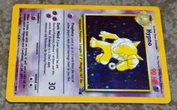 POKEMON FOSSIL CARD LOT HYPNO (HOLO), GENGAR, MUK, ZAPDOS 1999 - Image 2