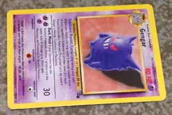 POKEMON FOSSIL CARD LOT HYPNO (HOLO), GENGAR, MUK, ZAPDOS 1999 - Image 4