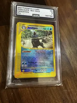 AGS 7 Feraligatr Expedition Reverse Holo e reader Pokemon Card 12/165 - Image 1