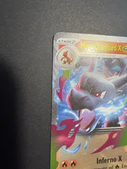 NM Mega Charizard X ex 013/094 Me02: Phantasmal Flames Holo Pokemon card English - Image 3