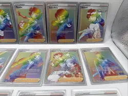 Pokemon TCG Secret Rainbow Rare Trainer Lot Of 14 Holo Poke Cards - Image 3