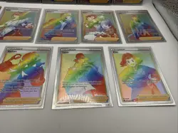 Pokemon TCG Secret Rainbow Rare Trainer Lot Of 14 Holo Poke Cards - Image 4