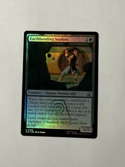 Earthbending Student FOIL Uncommon (TLE 0249) MTG Avatar 2025 - Image 1