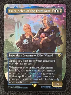 Emet-Selch of the Third Seat (Borderless) (Chocobo Track Foil)Final Fantasy Foil - Image 1