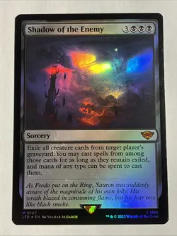 Shadow of the Enemy Lord of the Rings LTR 0107 Foil MTG - Image 1
