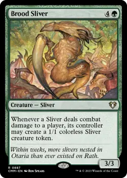 MTG Brood Sliver - 887 / English / Near Mint - Image 1