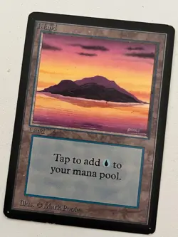 Magic the Gathering MTG Beta Island v.2 (GOLD) LP (Beta Bob) - Image 1
