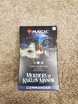 Magic the Gathering Murders at Karlov Manor Deep Clue Sea Commander Deck - Image 1
