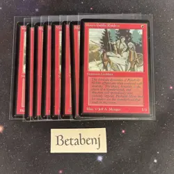 1x MTG Beta Mons's Goblin Raiders from Estate Collection - Image 1