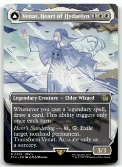 Venat, Heart of Hydaelyn (Borderless) #329 MTG Final Fantasy FIN NM X1 - Image 1
