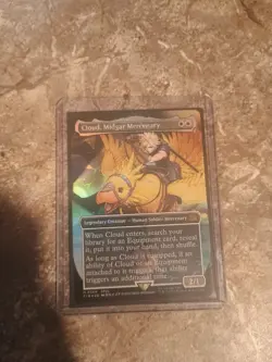 Cloud, Midgar Mercenary (Borderless) (Chocobo Track Foil) Final Fantasy Foil - Image 1