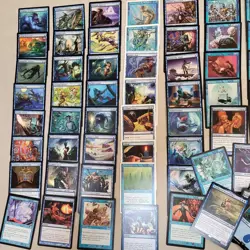 Whole COMMANDER Magic Deck MTG - Sea& Sky God Mythic Rare General Budget MERFOLK - Image 3