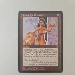 MTG Lions Eye Diamond Mirage English Edition NM Near Mint OOP - Image 1