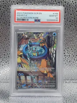 Squirtle 148/142 PSA 10 2024 Pokemon Stellar Crown - Image 1