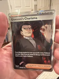 Pokemon Giovanni's Charisma 197/165 Scarlet & Violet 151 Ultra Rare - Image 1