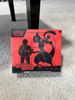 Pokemon Destined Rivals ETB Elite Trainer Box Pokemon Center Exclusive Sealed - Image 1