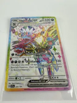 2024 Pokemon Hydreigon ex Ultra Rare SV08: Surging Sparks 223/191 NM - Image 1